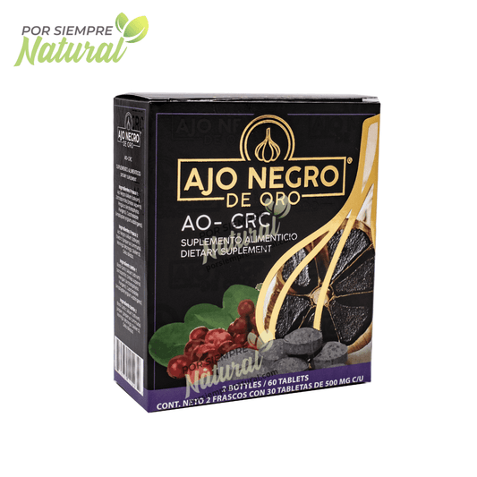 Ajo Negro de Oro Circulación 60 Tabletas