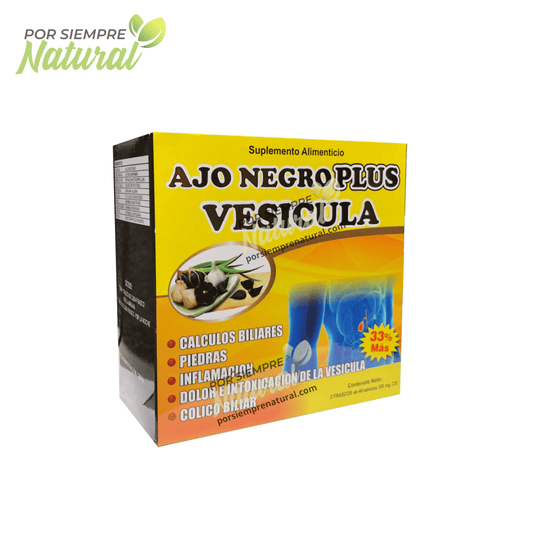 Ajo Negro Plus Vesícula 80 tabletas