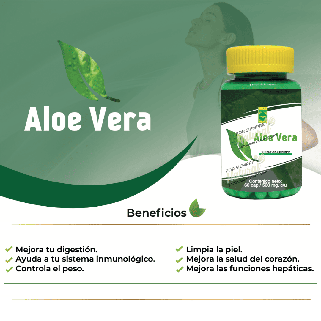 Aloe Vera 60 Cápsulas