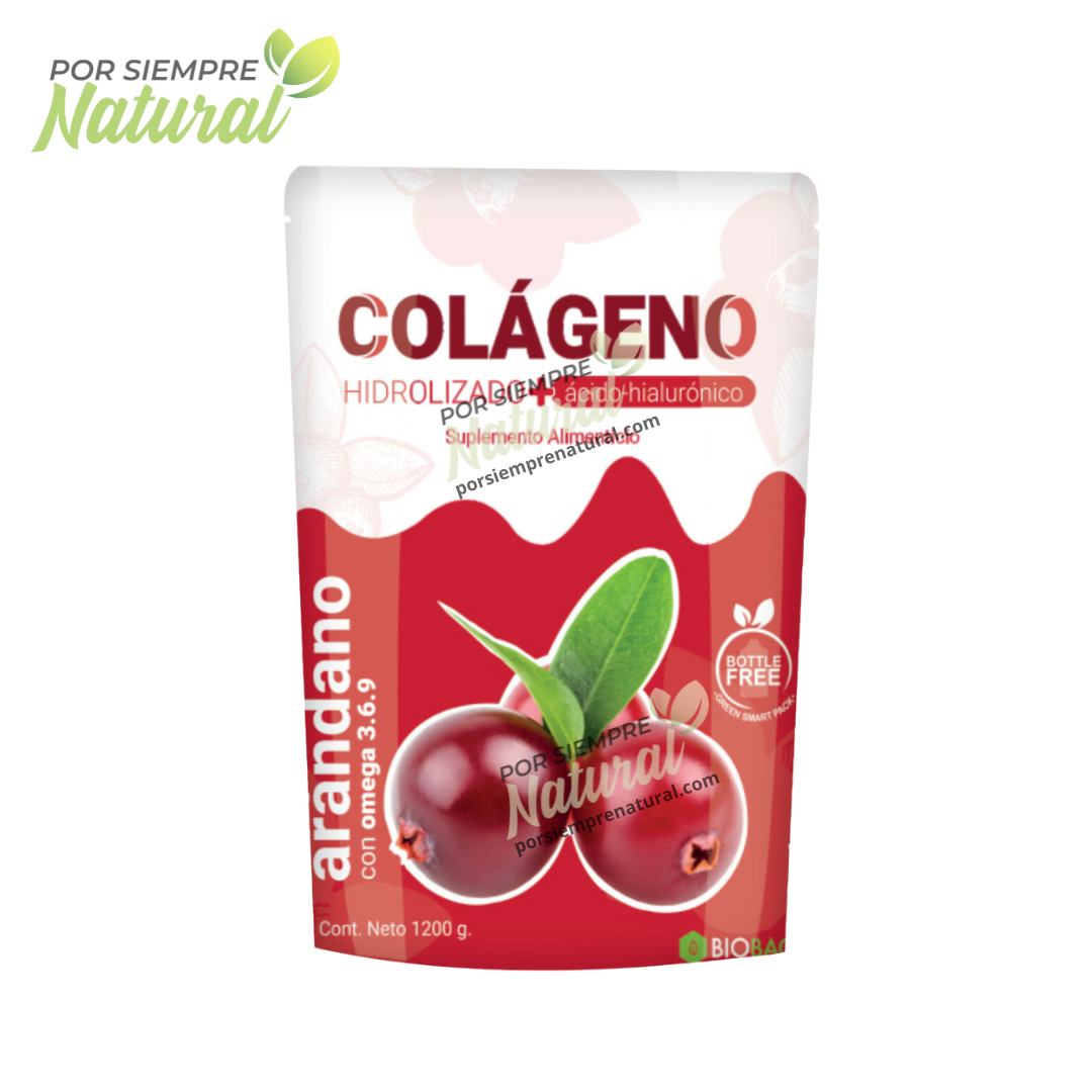 Colágeno Hidrolizado 1.2kg Sabor Arándano