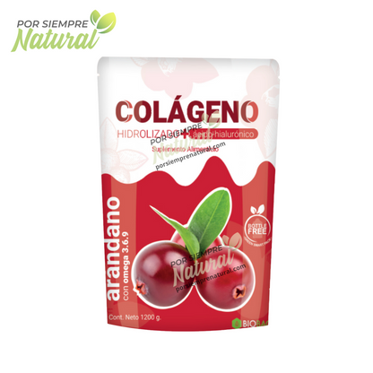 Colágeno Hidrolizado 1.2kg Sabor Arándano