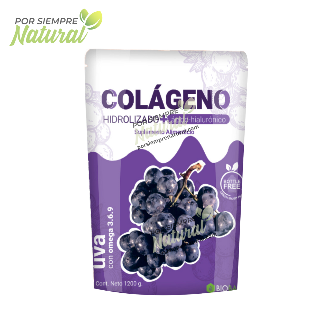 Colágeno Hidrolizado 1.2kg Sabor Uva