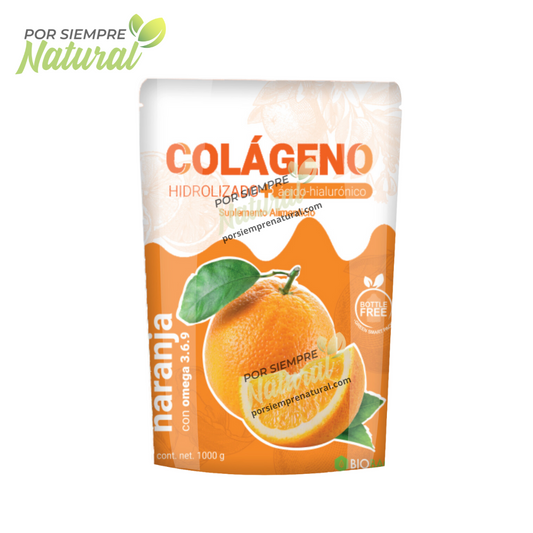 Colágeno Hidrolizado 1.2kg Sabor Naranja