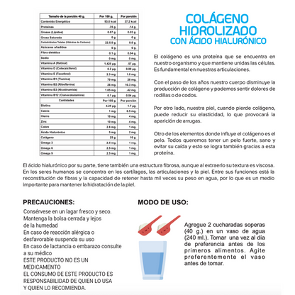 Colágeno Hidrolizado 1.2kg Sabor Uva