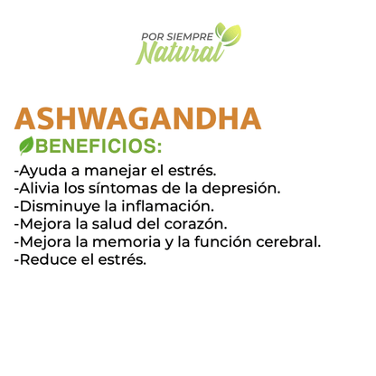 Ashwagandha 60 Cápsulas