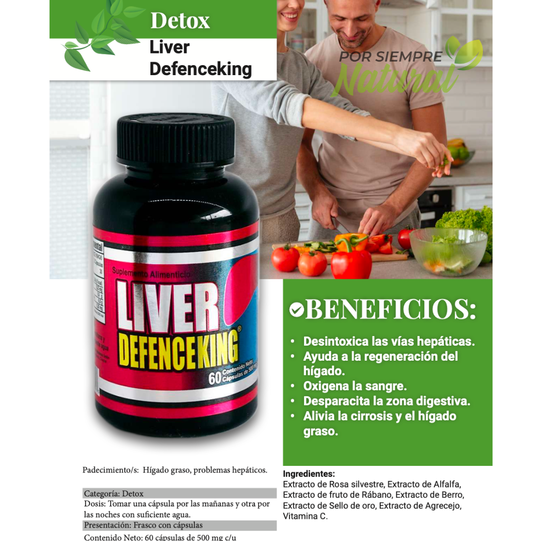 Liver Defenceking 60 Cápsulas