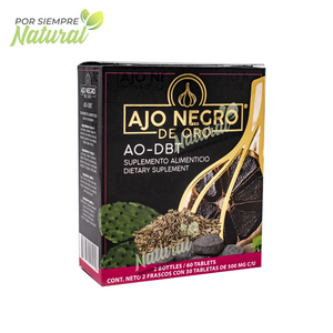 Ajo Negro de Oro Circulación 60 Tabletas – Por Siempre Natural