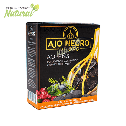 Ajo Negro de Oro Riñones 60 Tabletas