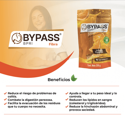 Bypass Fibra 250g Sabor Naranja