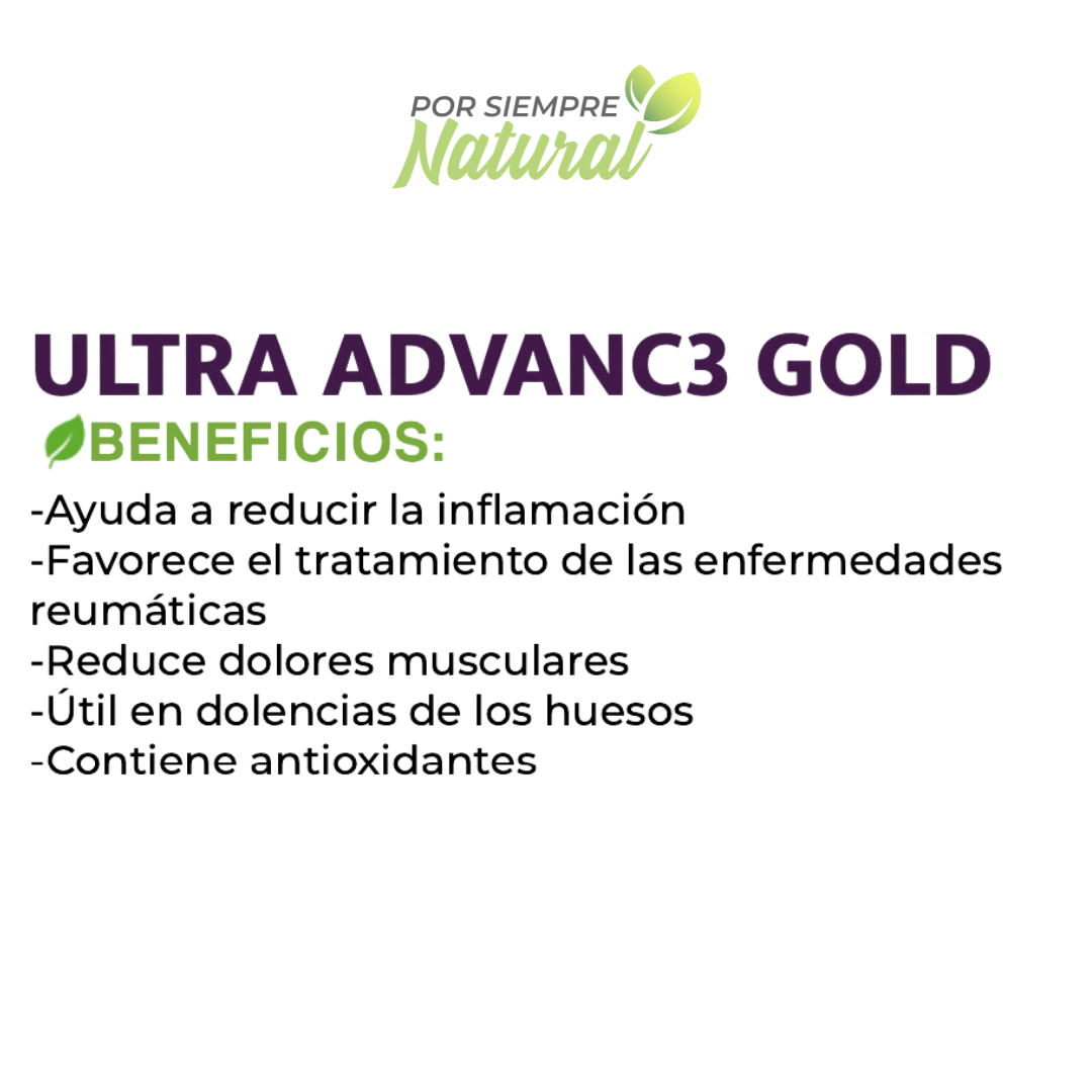 Ultra Advance Gold 30 Cápsulas