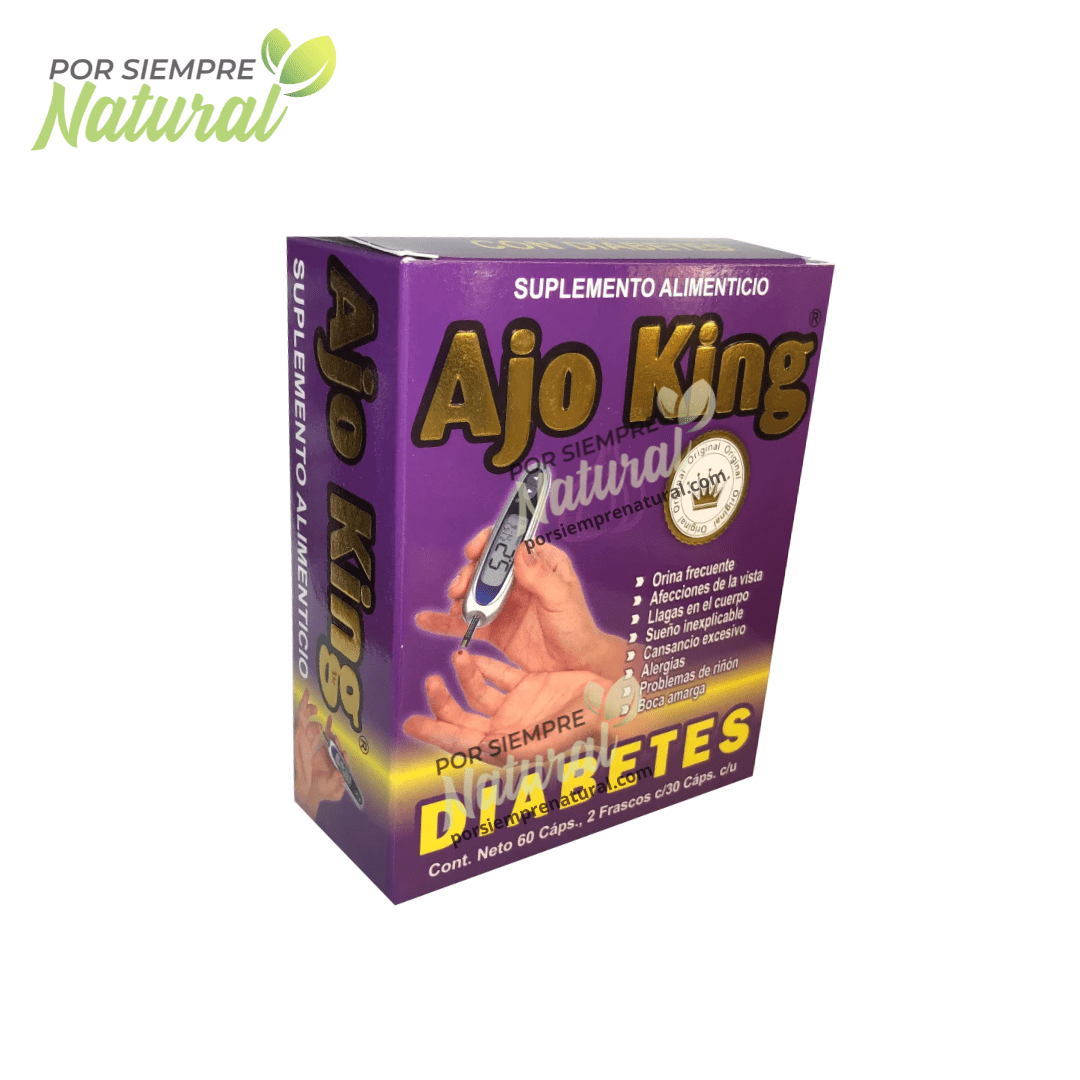 Ajo King Diabetes 60 Cápsulas