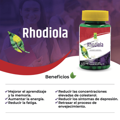 Rhodiola 60 Cápsulas