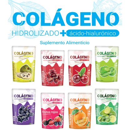 Colágeno Hidrolizado 1.2kg Sabor Frutos Rojos