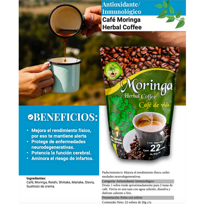 Moringa Herbal Coffee c/22 Sobres