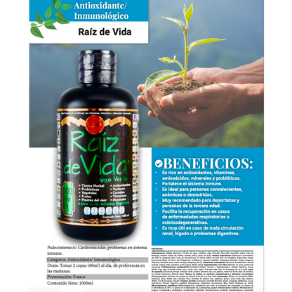 Raíz de Vida Jugo Verde 1L