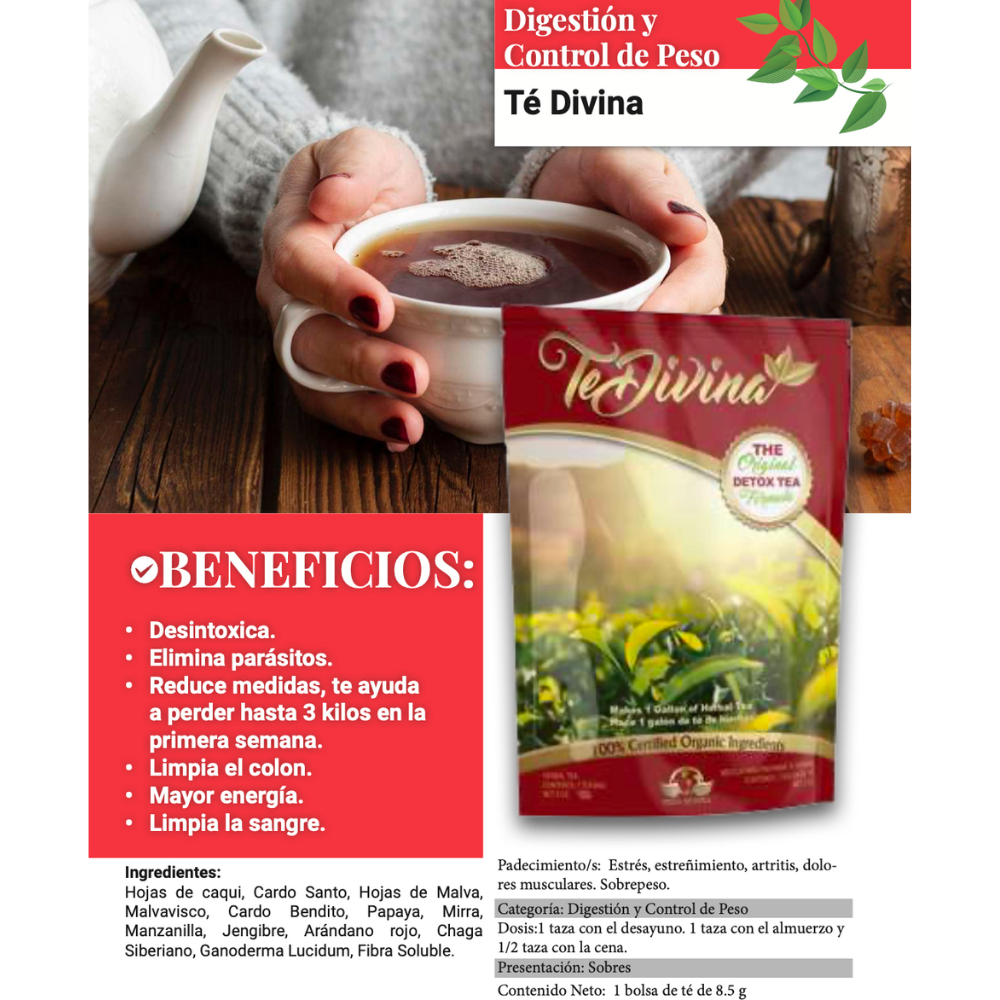 Té Divina Sobre 8.5g