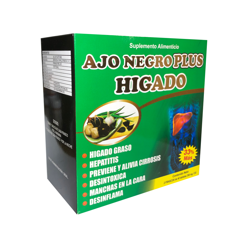 Ajo negro 60 tabletas - Herbolaria Saludable