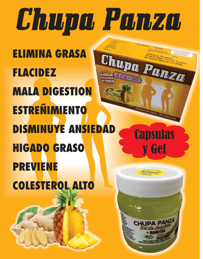 Chupa Panza Gel 250g