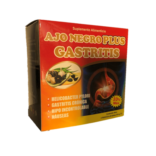 Ajo Negro Plus Gastritis 80 Tabletas