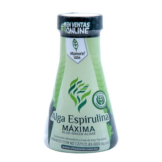 Alga Espirulina 60 Cápsulas Vitamorin